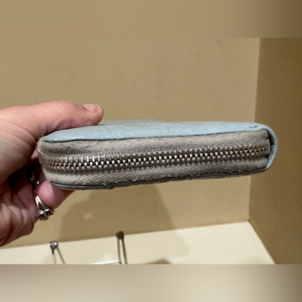 Dior Cannage Grey Zip Long Wallet - Picture 4 of 13